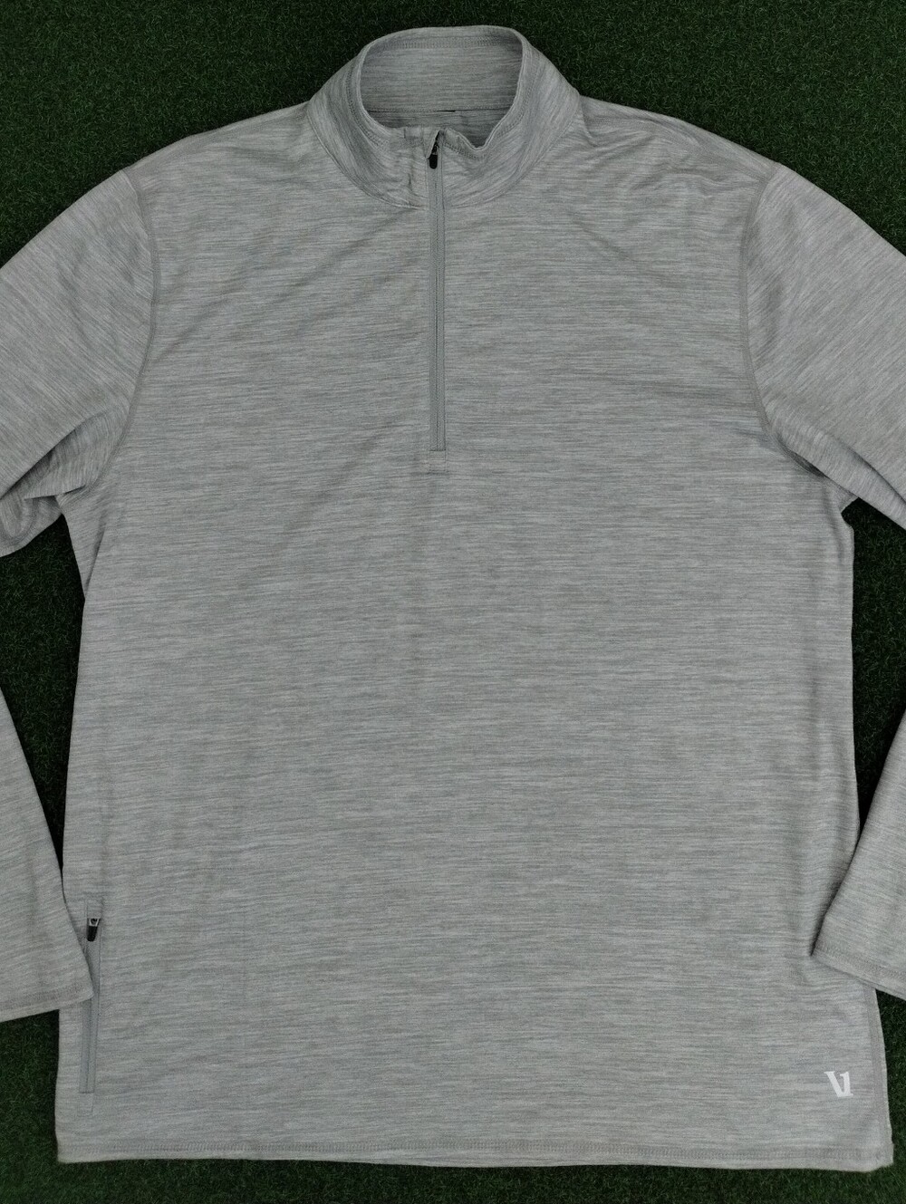 NEW Vuori Gray Mens XL 1/4 Zip